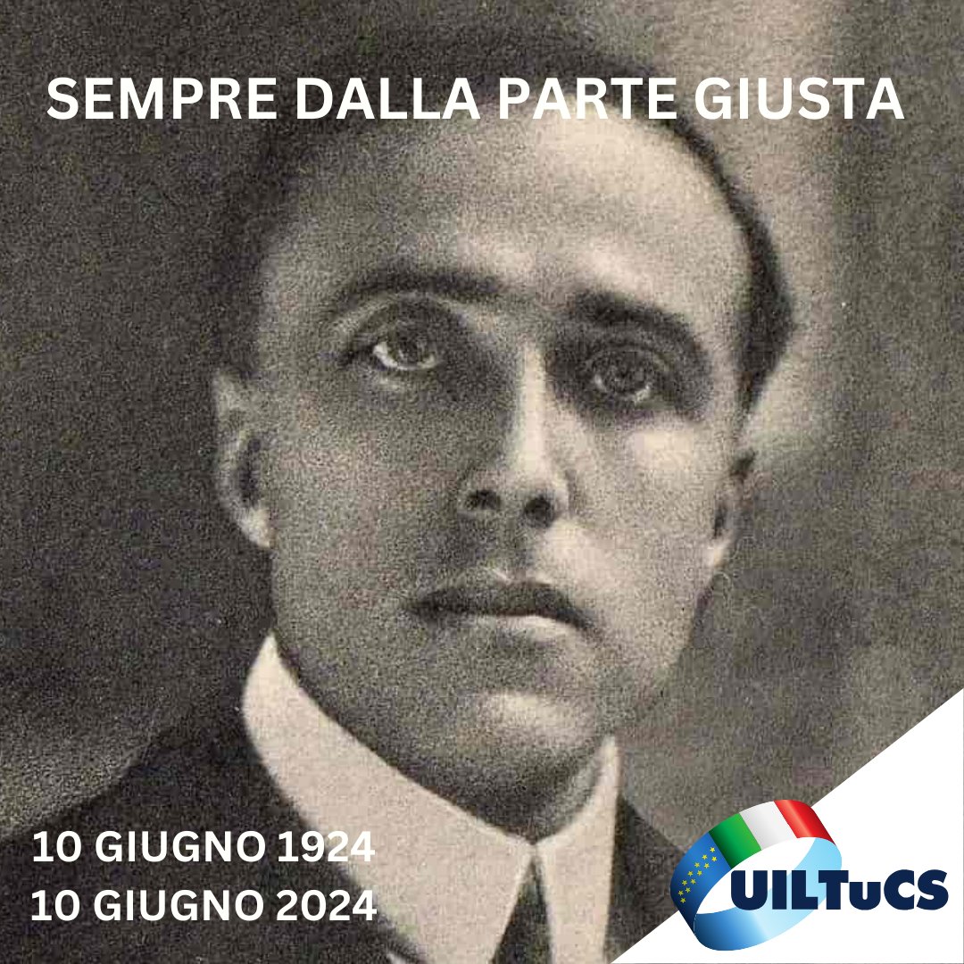 uiltucs's tweet photo. Oggi ricorrono i 100 anni dall'assassinio di Giacomo Matteotti. Implacabile oppositore al fascismo, uomo giusto, esempio di prospettiva e lungimiranza
"Uccidete pure me, ma non ucciderete mai le idee che sono in me" gridò in faccia alle camicie nere. Le sue idee sono ancora vive https://t.co/HGjUD014N7