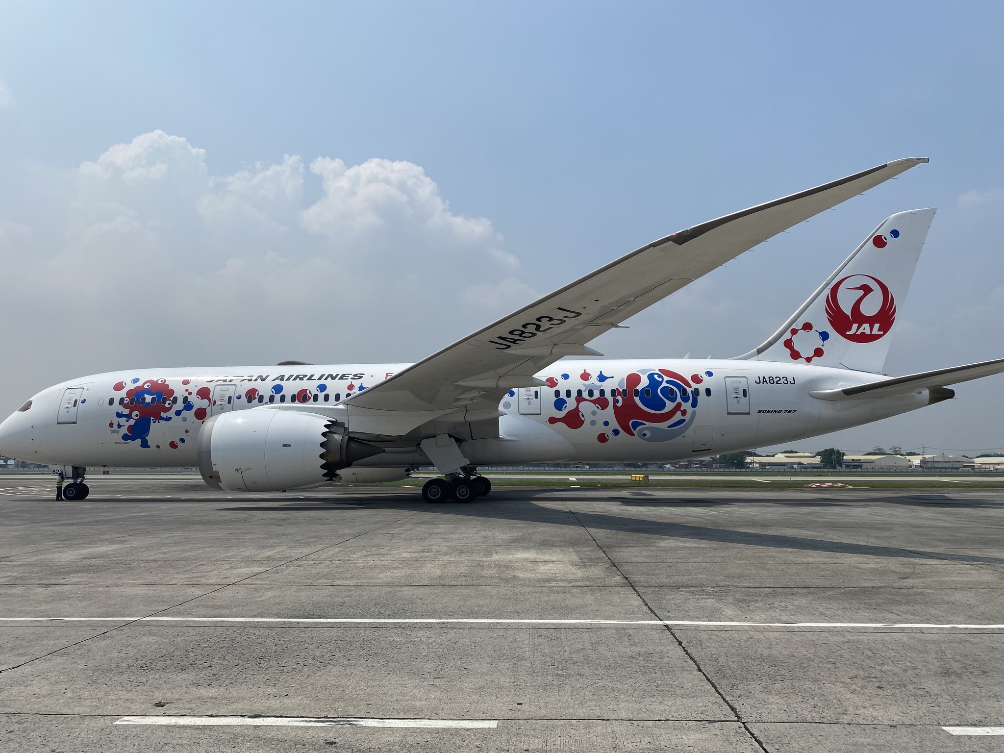 Japan Airlines (JAL) 787-8 Dreamliner JA823J (Expo 2025