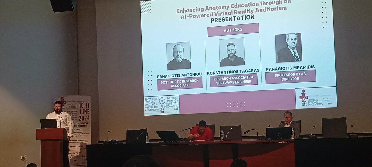 #Anatomy education through #AI-powered #Virtual #Reality Auditorium <a href="/P__Antoniou/">Panagiotis Antoniou</a> <a href="/_MEI2024/">MEI2024</a> #meded #mei2024