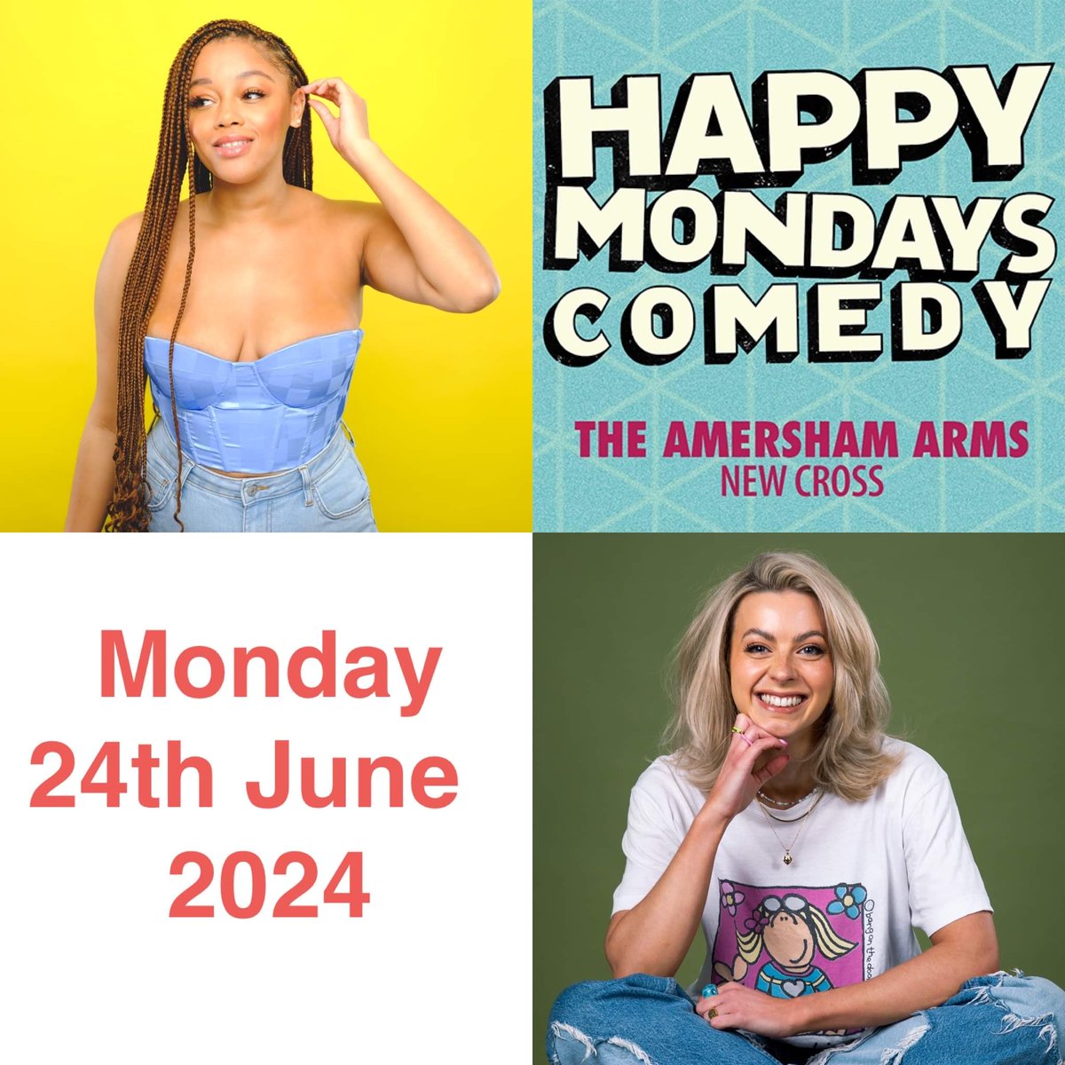 @Love_SE4π (@love_se4) on Twitter photo Early bird tickets are now on sale for next week's <a href="/HMComedyV2/">HappyMondaysComedy</a> πβ€οΈππ» dice.fm/partner/dice/eβ¦ Early bird tickets are now on sale for next week's <a href="/HMComedyV2/">HappyMondaysComedy</a> πβ€οΈππ» dice.fm/partner/dice/eβ¦