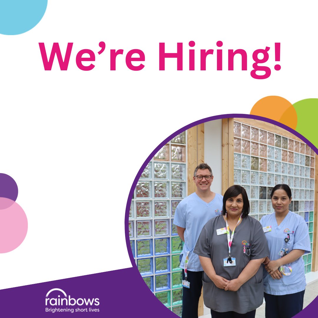 Join our team and make a difference.

There's a number of exciting opportunities for you to join our team including:

👉 Band 5 Nurse

👉 Assistant Shop Manager

👉 Maintenance Handyperson 

Interested in any of the roles? Apply today via brnw.ch/21wKBO2 🌈