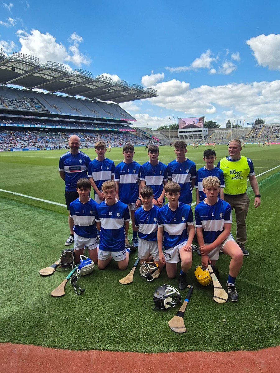 Well done to Peter in 6th Class who represented Laois at the half time game in Croke Park on Saturday!