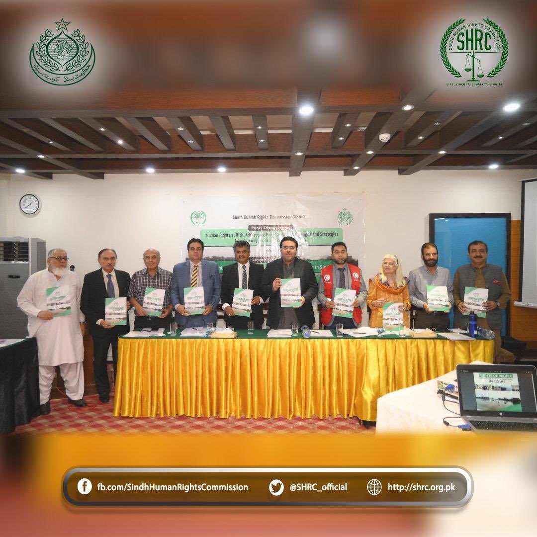 Launched the research paper ‘Rights of People &amp; State of Flood Rehabilitation in Sindh’ by the Human Rights Commission Sindh.