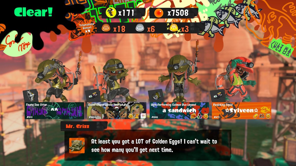 Random_Pingas's tweet image. I had a blast this Big Run, it was fun playing on Max Hazard on all the stages! Sadly I didn't get to the top 1% like I'd hoped, but I'm still happy with my second-ever top 2%. Big big thank you to @teeee6v6, @Solarrr_Aus and @SMSStrove, I couldn't have done it without you.🥰🥰🥰