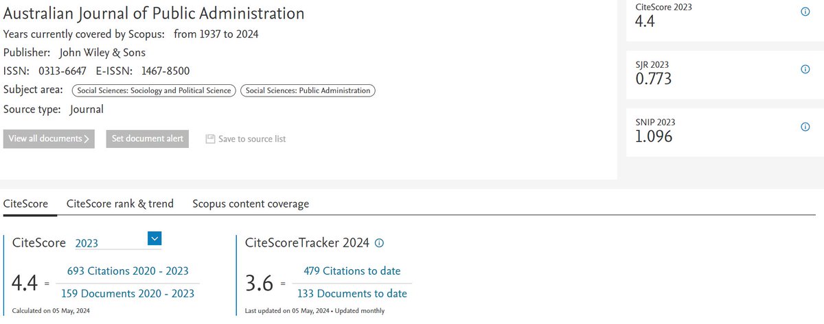 📣2023 CiteScore is out❗️

<a href="/AusJPA/">AJPA</a>'s CiteScore is steadily rising. CiteScore in 2023 is 4⃣.4⃣ compared to 3⃣.3⃣ in 2022. 

Many thanks to our authors, reviewers, and readers❗️ 

Stay tuned for upcoming Special Issues ‼️

scopus.com/sourceid/16511…