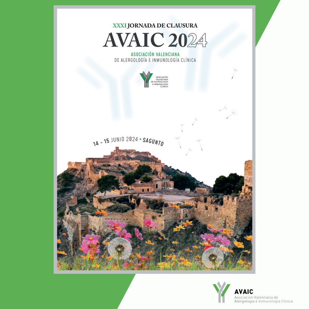 XXXI JORNADA DE CLAUSURA DE AVAIC
📅 14-15/06: Os invitamos a explorar y compartir algunos de los avances en el campo de la #alergología. Un punto de encuentro con destacados expertos para fortalecer nuestra comunidad profesional.
avaic.es/index.php/2024…