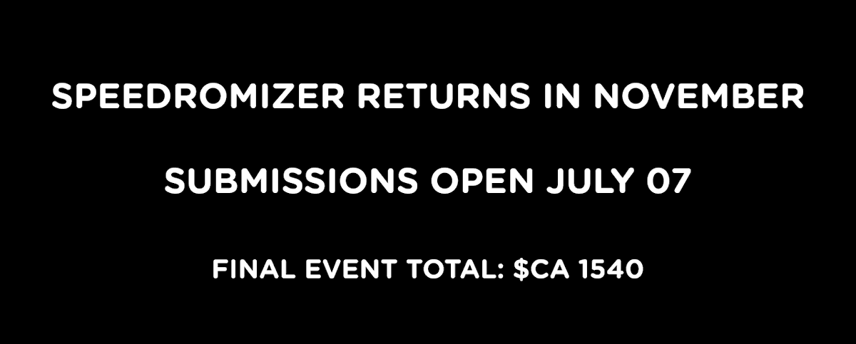 speedromizer's tweet image. Speedromizer V finishes with CA$1540 raised for QMUNITY!

"The event they said wouldn't happen"
You made it happen.

Runners, commentators, teachers, volunteers, viewers, donators, all of you:
THANK YOU!
This would not be possible without ALL of you.

See you in November!