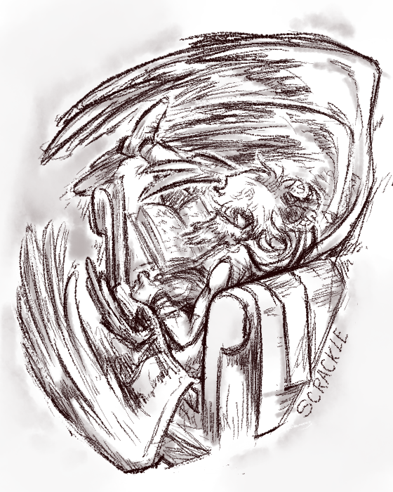 Scrackle272623's tweet photo. Shhh, he's reading.
.
Another sketch now with some shading because- I wanted to.
.
#art #artwork #artmoots #commission #commissionsopen #sketch #arttradesopen #requestsopen #artcommission #goodomens #artist #queerartist #learningartist #oc #angel #angeloc https://t.co/lPwByOjeqw