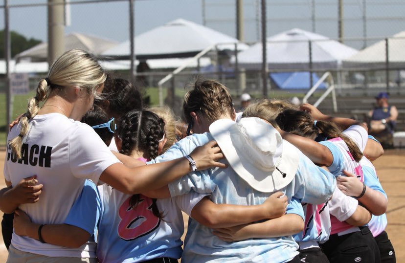 We can’t win them all, but we sure played our booties off! Out of controls happen but we control what we can control! Sometimes as coaches we wonder if we are doing it right and this weekend having my girls ask to pray before games is all my heart needed. Laying down the firm