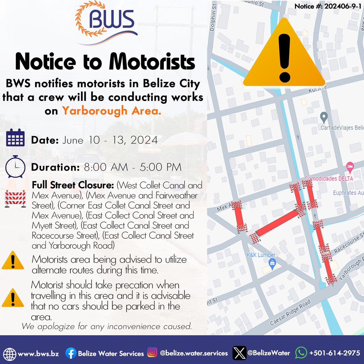 Belize Water Services tweet media