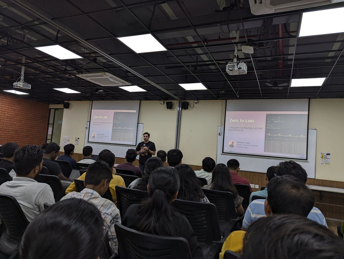 Omkar_Gorde_'s tweet photo. Unleash the power of Argo CD and Grafana Loki for streamlined Kubernetes deployments and log monitoring, courtesy of AWS User Group Mumbai &amp; Grafana Labs! #Kubernetes #ArgoCD #Grafana #AWS #LogMonitoring https://t.co/AD8UiiSm3S
