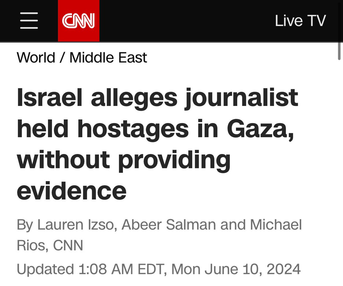 TOliveFern's tweet photo. “Israel alleges without providing evidence” could easily be the title of the last 8 months https://t.co/5Pe8PKzs5j