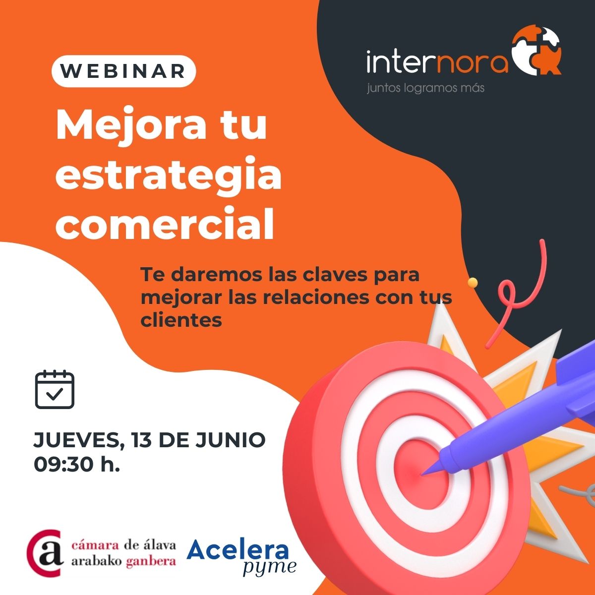 🚀¡No te pierdas esta oportunidad!🚀

La Oficina Acelera Pyme de la Cámara de Álava te invita a la jornada online gratuita:
"Crea relaciones sólidas con clientes usando CRM con KIT DIGITAL" 📅13/06/24 a las 9:30.

🔗Regístrate aquí👉 zurl.co/rmsT