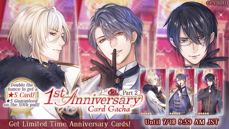 ikepri_en's tweet photo. 1st Anniversary Card Gachas are Back Again!

If you missed out on any of these gorgeous cards, get them while you can ✨✨✨

#ikepri #otome https://t.co/RB80WGym2L