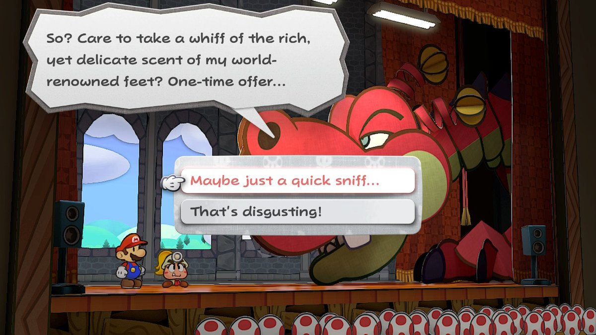 Looooooooonatic's tweet photo. #PaperMario #PaperMarioTheThousandYearDoor #NintendoSwitch https://t.co/IqTAU5zU7m