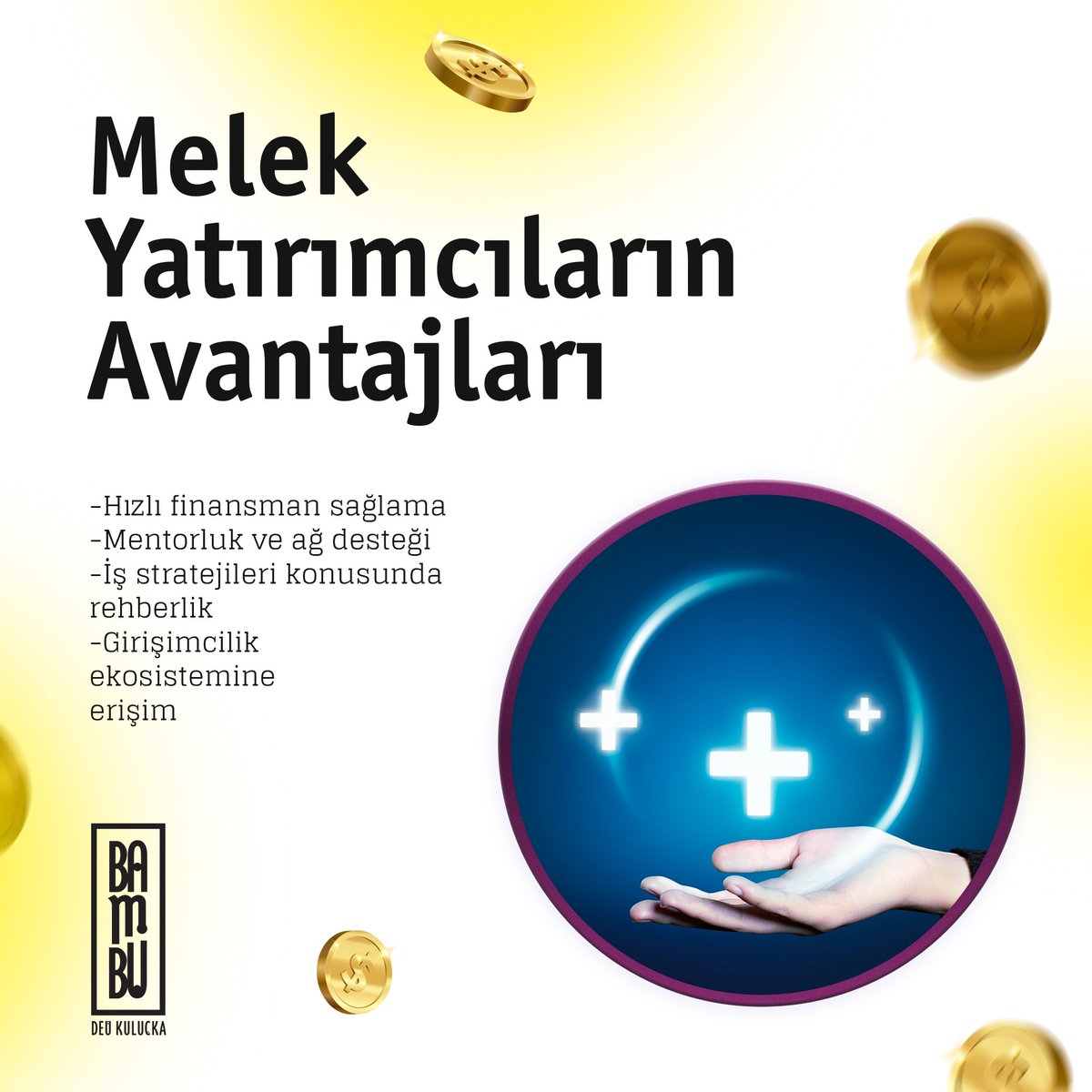 bambudepark's tweet photo. Girişimciler için en iyi finansman yöntemleri 1. bölüm.
Bambu Kuluçka Merkezi olarak, girişimcilerimizin bu kaynaklardan en iyi şekilde faydalanmalarını sağlamak için buradayız.
#BambuKuluçkaMerkezi #Depark #Finansman #Girişimcilik #MelekYatırımcılar #RiskSermayesi #İşBüyütme https://t.co/N7S1z8dOah