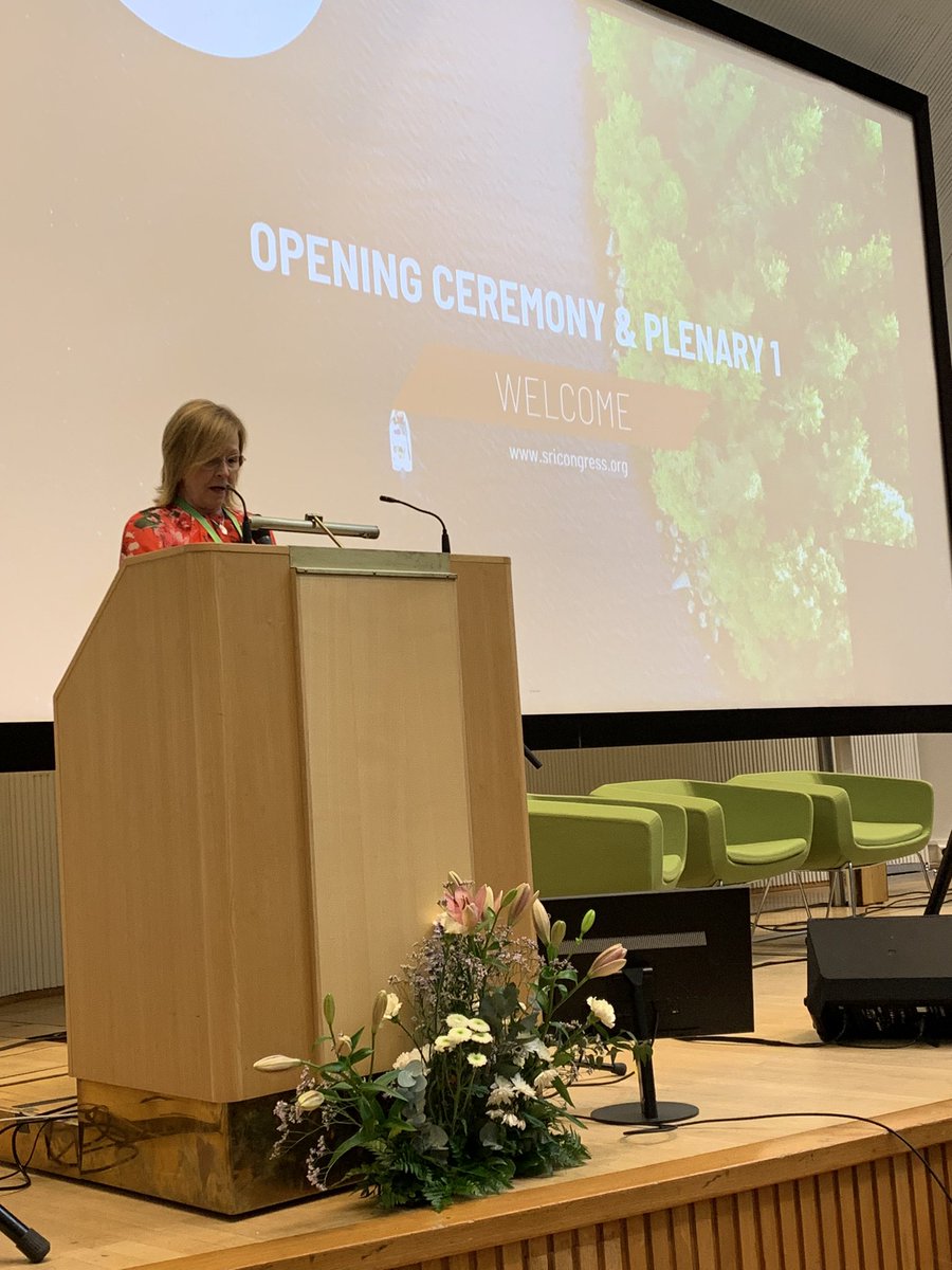After a long year of hard work by multiple teams, we are finally here: kicking off the #SRISSD2024 congress.

Rector <a href="/SariLindblom/">Sari Lindblom</a> gives her opening speech emphasizing solutions for the many, not for the few.
