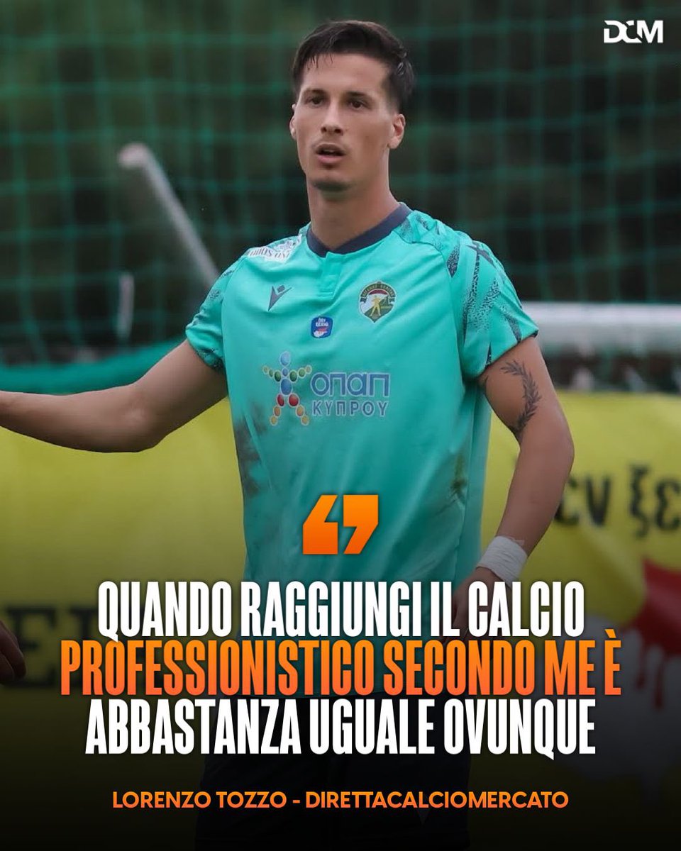 DIRETTADCM's tweet photo. Torna #DCMExpress, il format che dà voce ai calciatori italiani sparsi in giro per il mondo: oggi è il turno di Lorenzo #Tozzo, difensore del #Digenis Akritas Morfou, squadra della seconda divisione cipriota con sede nella capitale, #Nicosia 🇨🇾 https://t.co/IdkB7zp7Ra