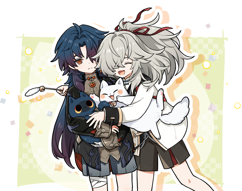 #HonkaiStarRail #jingren 小不点和猫猫都好可爱！