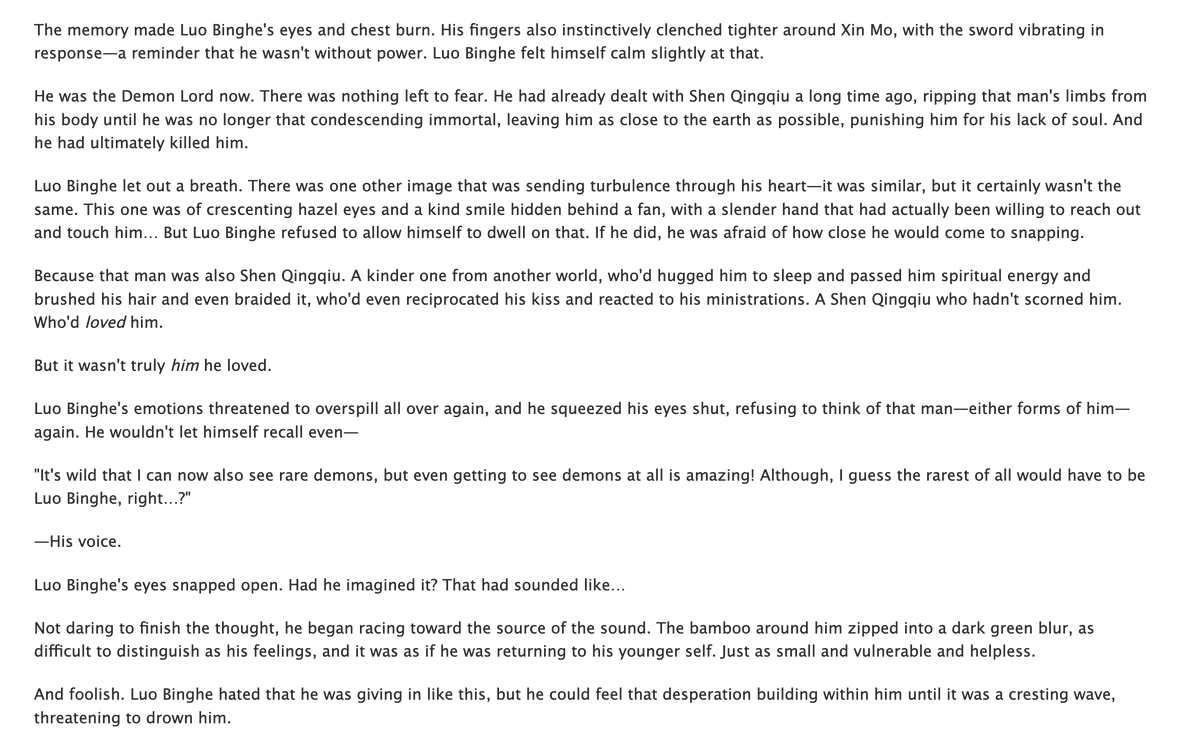 kukuandkookie's tweet image. A River of Ice Melts and Takes Me Back to You

🎋 @BingyuanWeek #svsss #bingyuan #bingyuanminibang2024
🥀 Art: @benthic_izles &amp;amp; Neo: rara-is-trying-art.tumblr.com
🎋 Shen Yuan transmigrates into PIDW as himself; gets 2 disciples: Gongyi Xiao and...totally not Bing-ge...?
🥀 link below!