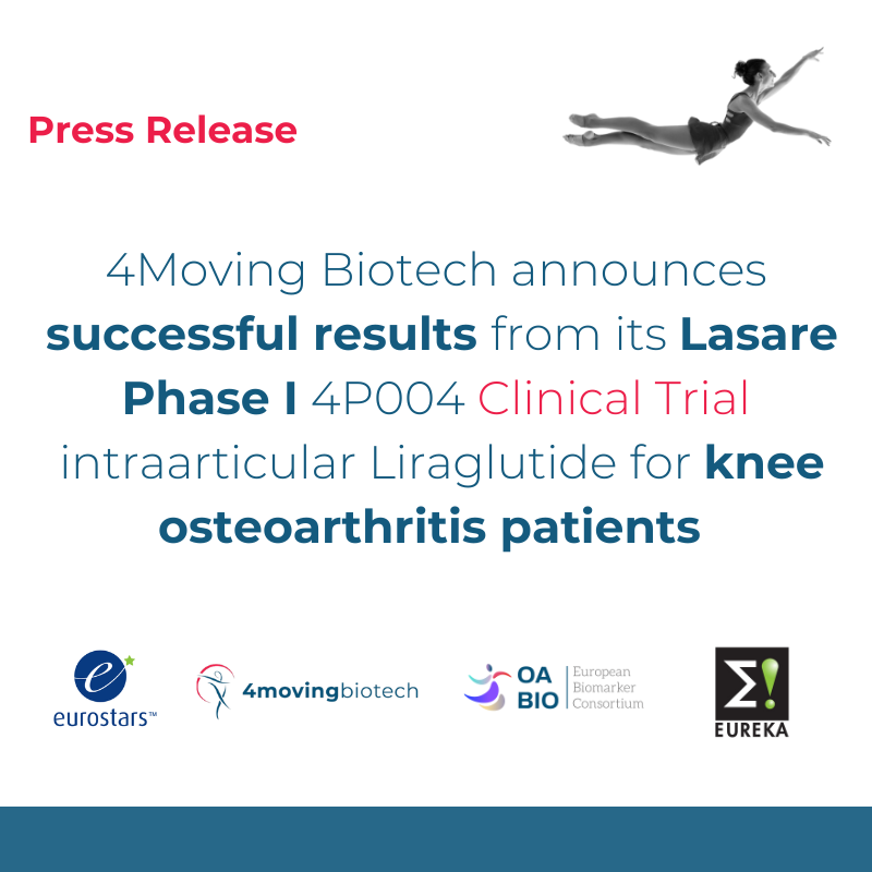 4P-Pharma (@4p_pharma) on Twitter photo We are thrilled to announce that our subsidiary, <a href="/4Moving_Biotech/">4Moving Biotech</a>, has achieved successful results from its Lasare Phase I Clinical Trial for 4P004, an intraarticular liraglutide treatment for knee osteoarthritis patients.
Press release here: businesswire.com/news/home/2024…
#biotech We are thrilled to announce that our subsidiary, <a href="/4Moving_Biotech/">4Moving Biotech</a>, has achieved successful results from its Lasare Phase I Clinical Trial for 4P004, an intraarticular liraglutide treatment for knee osteoarthritis patients.
Press release here: businesswire.com/news/home/2024…
#biotech