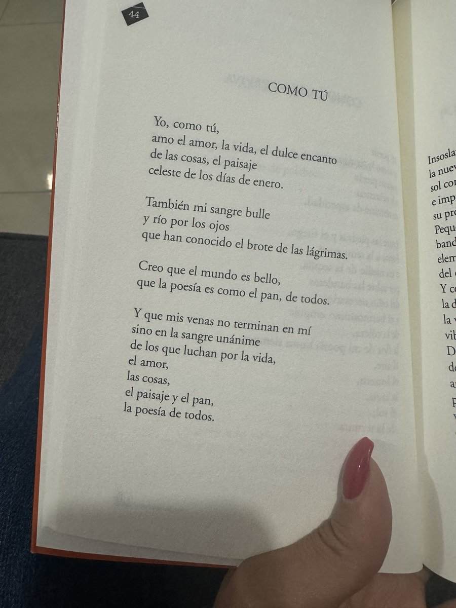 Sanu_rit's tweet photo. La poesía es como el pan, 
De todos ❤️ https://t.co/r5d0OVbwL6