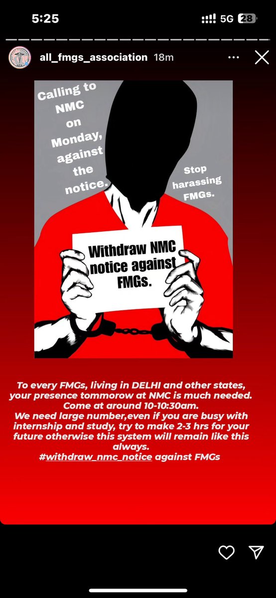 sritik9928's tweet photo. Withdraw your dictatorship

#FMGs 
#withdraw_nmc_notice 
#withdraw_notice_nmc 
@dryogendermalik https://t.co/3khgK1knCc