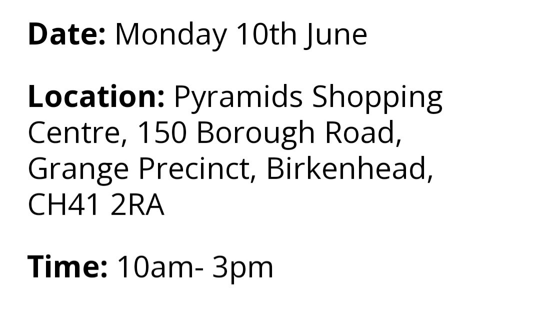 Carers week begins today at Pyramids shopping Centre, Barnardos Action with young carers will be there along other services #carersweek2024 <a href="/AWYCLiverpool/">Action With Young Carers Liverpool</a> <a href="/AwycWirral/">Actionwithyoungcarers AWYC Wirral</a> <a href="/Healthwatchwirr/">Healthwatch Wirral</a> <a href="/WiredCeo/">WIRED Wirral</a> <a href="/WirralCouncil/">Wirral Council</a> <a href="/barnardos/">Barnardo’s</a>