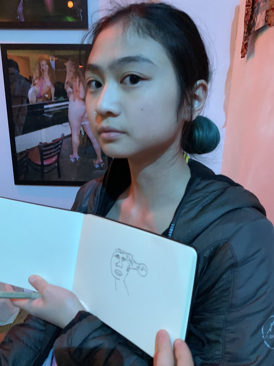boyfriend’s one minute drawing of me