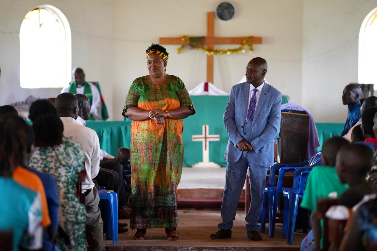 Yesterday during church service at my ancestral district of Kamwenge, I and my wife  joined fellow believers at Rwengobe COU  for prayers and fundraising. I empathized the importance of true leadership and the need for communities to work collectively with their representatives.