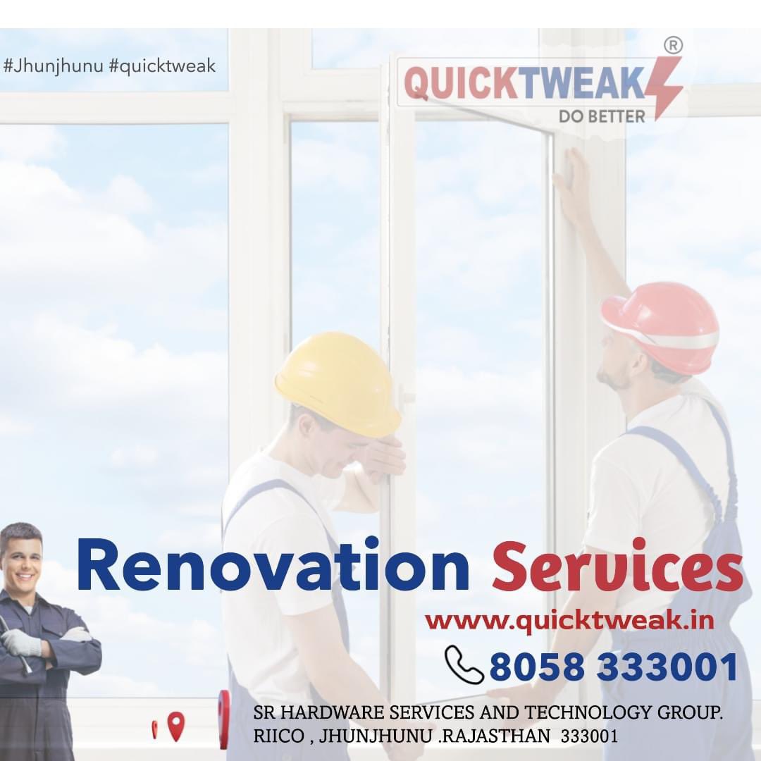 quicktweak_in's tweet image. #quicktweak #handyman #craftman #repairandmaintenance #jhunjhunu #rajasthan #startup #msme #quicktweaktrademark