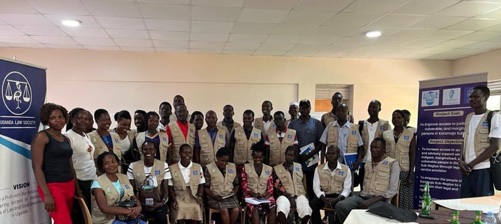 lap_uls's tweet photo. Last week, ULS Moroto Clinic held a Community Based Paralegals’ Reflective Meeting. 
The paralegals were trained on how to effectively enhance their skills in Alternative Dispute Resolution(ADR) and report writing. https://t.co/mm8D4Qu7WB