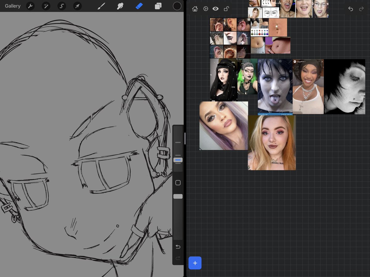 reafu's tweet photo. I like piercings 💎!

#reafuart #artistsontwitter #wip #sketch #procreate #ipadpro #applepencil https://t.co/WLSWZ8Gxja
