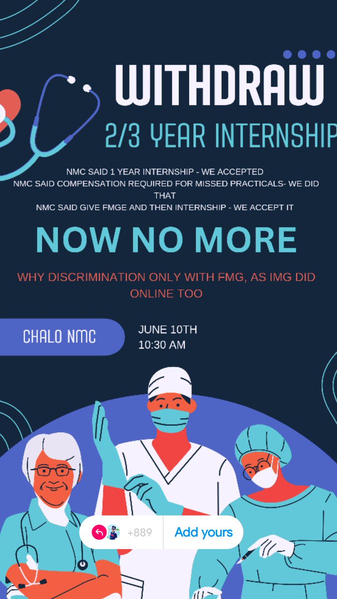 pandey_parakram's tweet photo. #FMGs 
#withdraw_nmc_notice 
#withdraw_notice_nmc 
@dryogendermalik 
@official_aimsa requests @NMC_IND to withdraw the recent notice regarding Foreign Medical Graduates from India!
As the students have already cleared the ‘FMGE’ with one year of internship. https://t.co/2Av3n7WDKg