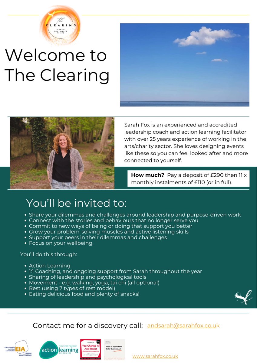 If you’re a founder or leader of a social purpose organisation and you’re looking for ways to support yourself, grow your leadership and take some time to think, consider The Clearing - a series of gatherings over one year for support, empathy, nature and rest.