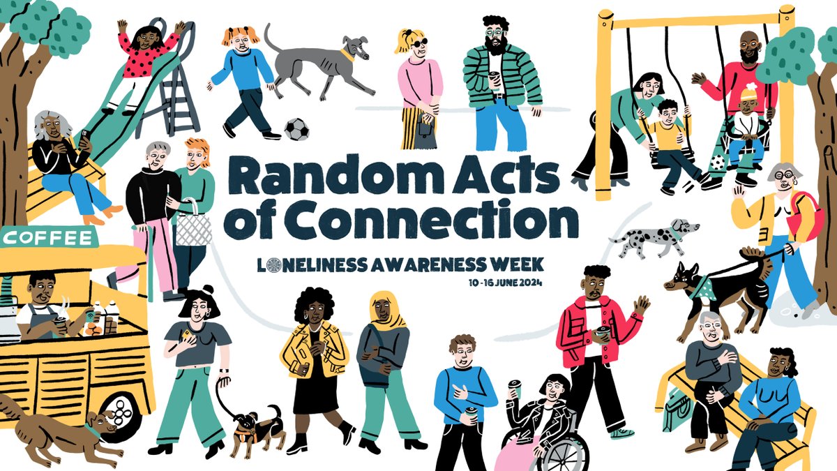 Marmalade Trust (@marmaladetrust) on Twitter photo It’s #LonelinessAwarenessWeek! Join in by hosting or joining an activity on the Connection Map, learning about loneliness or making #RandomActsOfConnection! 
📢 Share what you get up to this week using #RandomActsOfConnection! 
Find out more ➡️ lonelinessawarenessweek.org It’s #LonelinessAwarenessWeek! Join in by hosting or joining an activity on the Connection Map, learning about loneliness or making #RandomActsOfConnection! 
📢 Share what you get up to this week using #RandomActsOfConnection! 
Find out more ➡️ lonelinessawarenessweek.org
