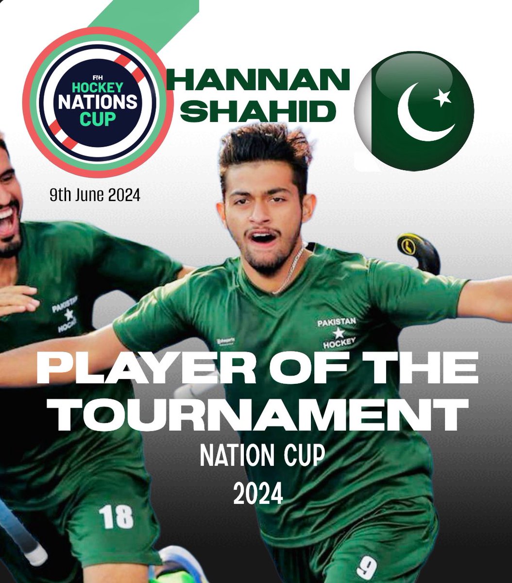 Adnan Zakir (@ad_grays) on Twitter photo π΅π°π <a href="/Hannan_shahid09/">Hannan Shahid</a> becomes a PLAYER OF THE TOURNAMENT of Nation Cup Gniezno 2024.
We need to look after our talent.
<a href="/GovPakistan/">Gov of Pakistan</a> needs to do some serious reform in <a href="/PHFOfficial/">Pakistan Hockey (PHF)</a> or dissolve the federation and bring a Hockey Board for the sake of our talented youth ππ½ π΅π°π <a href="/Hannan_shahid09/">Hannan Shahid</a> becomes a PLAYER OF THE TOURNAMENT of Nation Cup Gniezno 2024.
We need to look after our talent.
<a href="/GovPakistan/">Gov of Pakistan</a> needs to do some serious reform in <a href="/PHFOfficial/">Pakistan Hockey (PHF)</a> or dissolve the federation and bring a Hockey Board for the sake of our talented youth ππ½