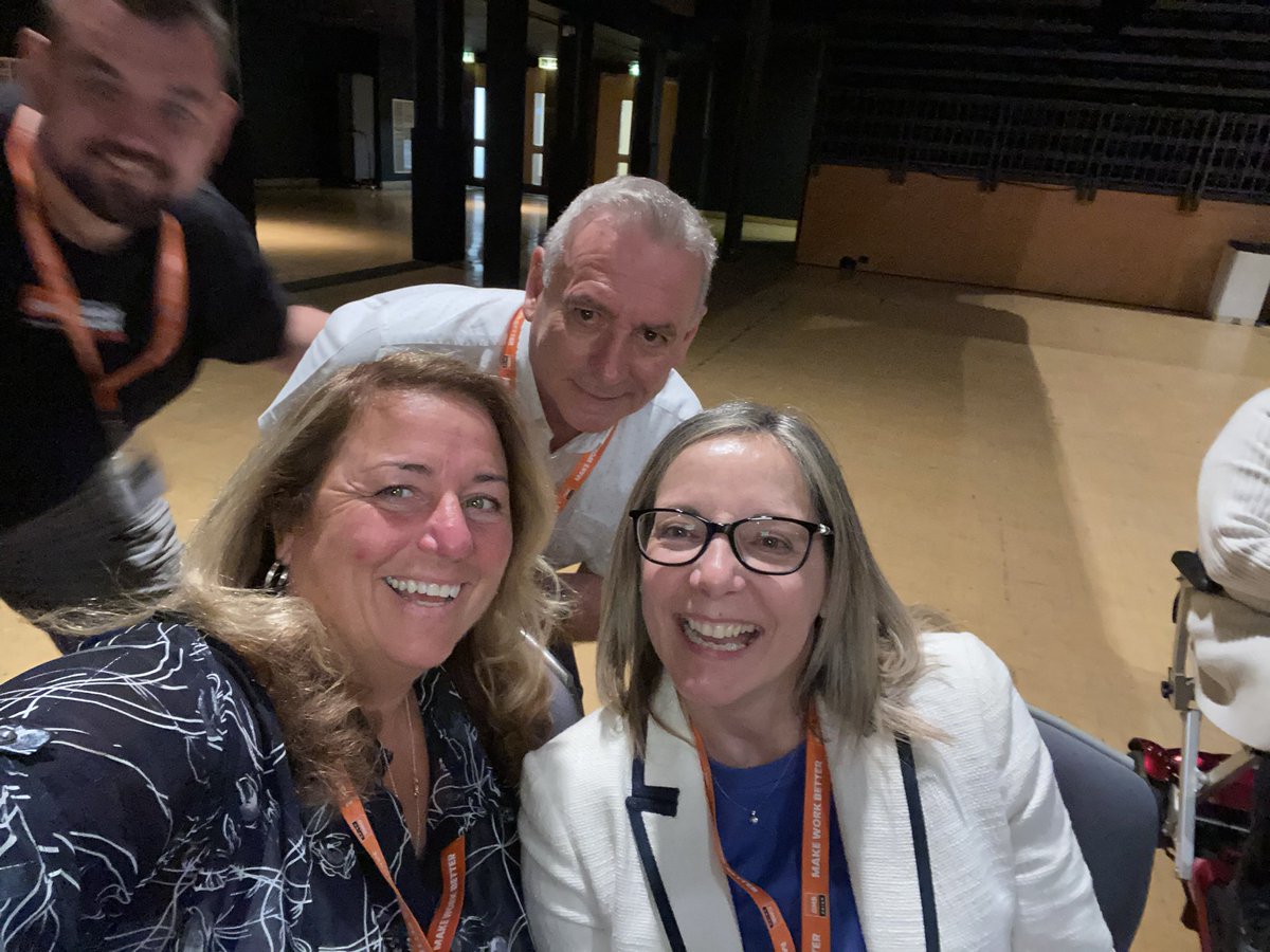 GMBPlaistow's tweet photo. With my Partner in crime @GMB Congress 2024 @Deangilli6 @GMBLondonRegion @GMB_union @GMB_B46 @GMBPlaistow https://t.co/B81kMrDUog