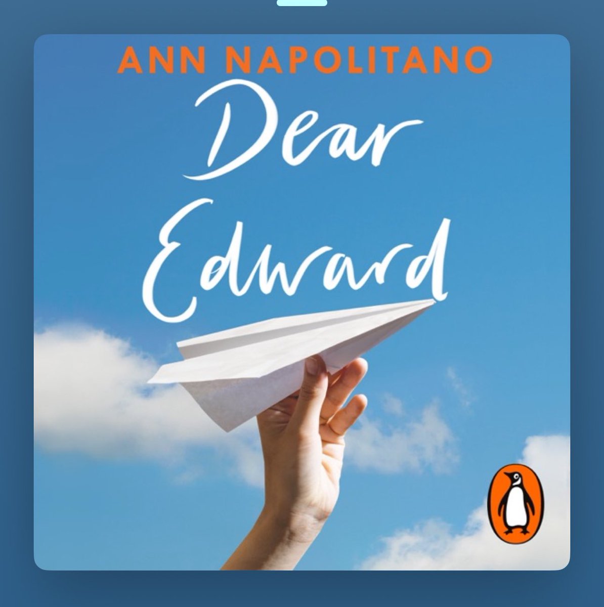 ShelleyP74's tweet photo. Book 26 @napolitanoann #dearedward When flight 2977 crashes killing 191 people, 12 yo Edward is the sole survivor. Afterwards, he receives thousands of letters from families of the deceased telling him how to live his life. A beautiful and heartbreakingly sad coming of age novel. https://t.co/W1riclKEYu
