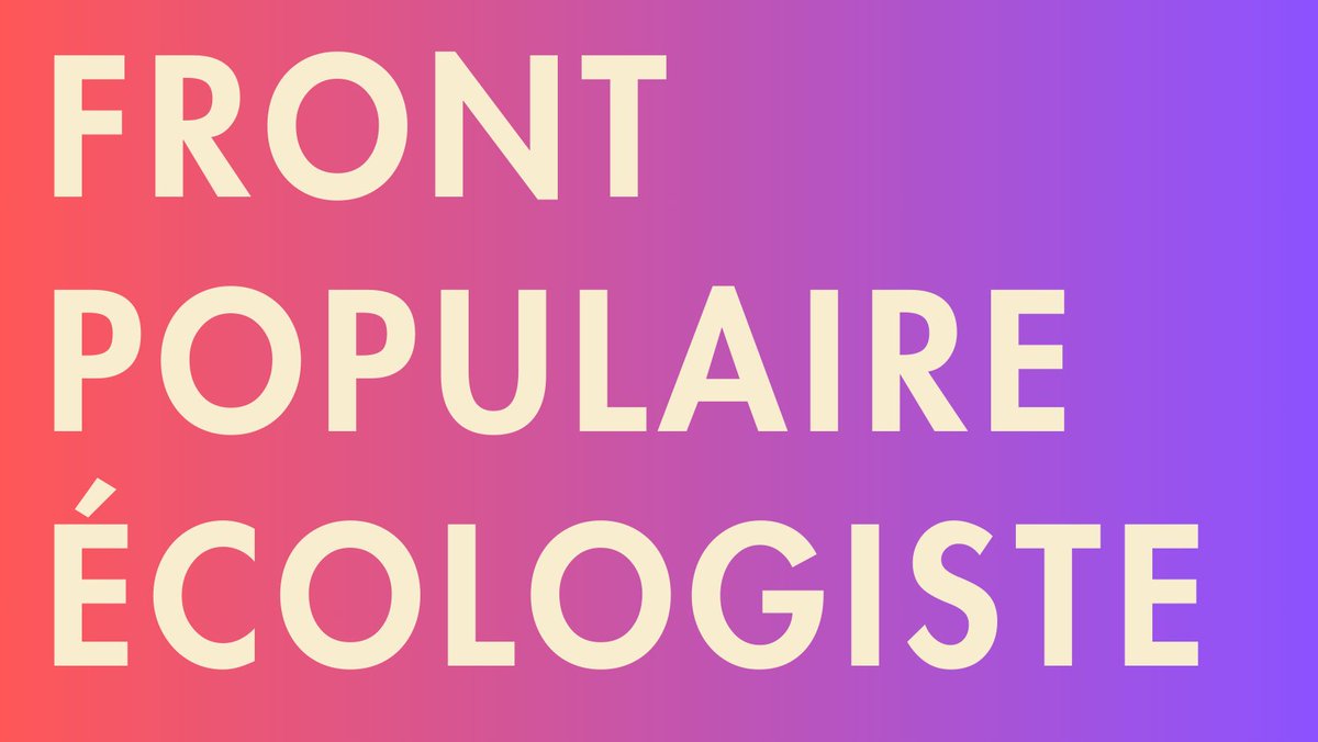 🟣🟢 Un Front Populaire et Écologiste, ou l'extrémisme.

Hier soir, l'extrême droite, dans toutes les composantes de sa brutalité, a atteint un score historique dans notre pays.

La promesse faite et répétée depuis 2017 par le bloc libéral d'Emmanuel Macron de faire baisser son
