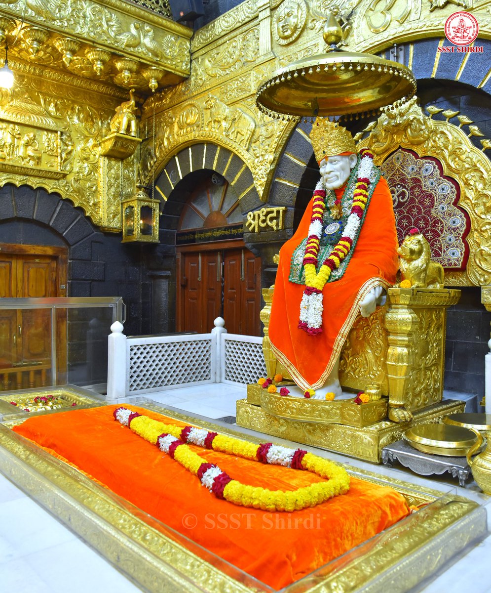 SSSTShirdi's tweet photo. *!! ॐ साई राम !!*
*श्री साईबाबा संस्थान विश्वस्त व्यवस्था,शिर्डी*
*!! ॐ Sai Ram !!*
*Shri Saibaba Sansthan Trust, Shirdi*
≈≈≈≈≈≈≈≈≈≈≈≈≈≈≈≈≈
 *आरती :- माध्यान्ह आरती* 
*सोमवार १० जून २०२४*    
*Aarti :- Madhya Aarti*
*Monday 10 June 2024* https://t.co/GBHxoKD9il