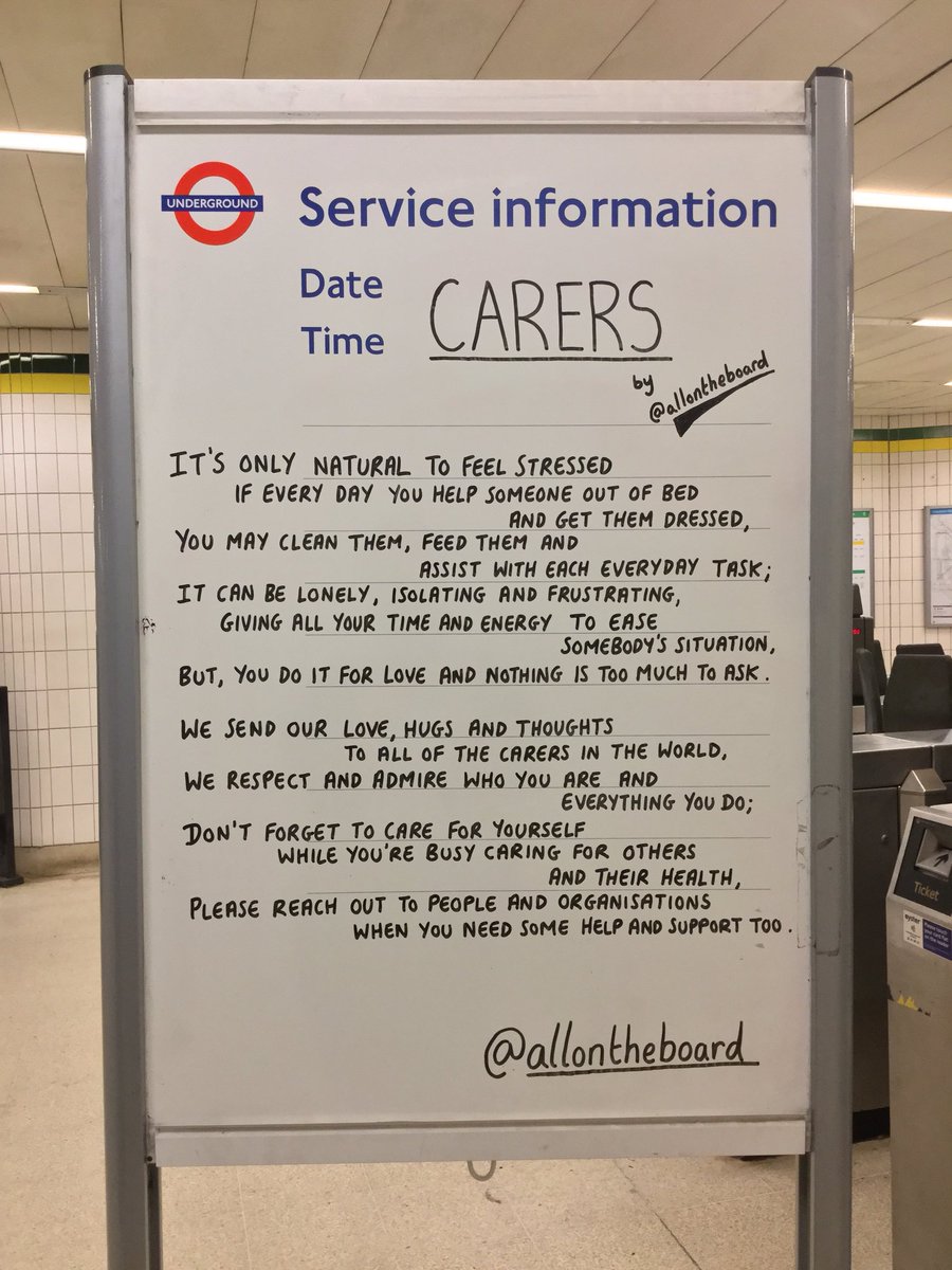 This week is Carers Week.
Thank you to all of the carers in the U.K. and all over the world. 
Please reach out to people and organisations when you need some help and support too. 

#CarersWeek #CarersWeek2024 #Carers