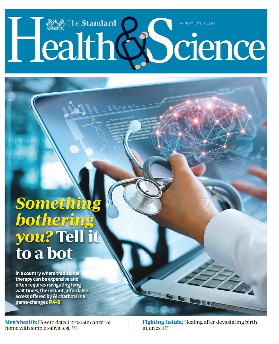 Thee_Anyango's tweet photo. There is a growing trend among Gen Z individuals who are turning to artificial intelligence for psychological support. 

Are these Digital Therapists up to the task? 
@brianomwenga 
Here's my latest on #HealthAndScience 

https://t.co/nEwOG4QBUE https://t.co/MftwTEXeqK