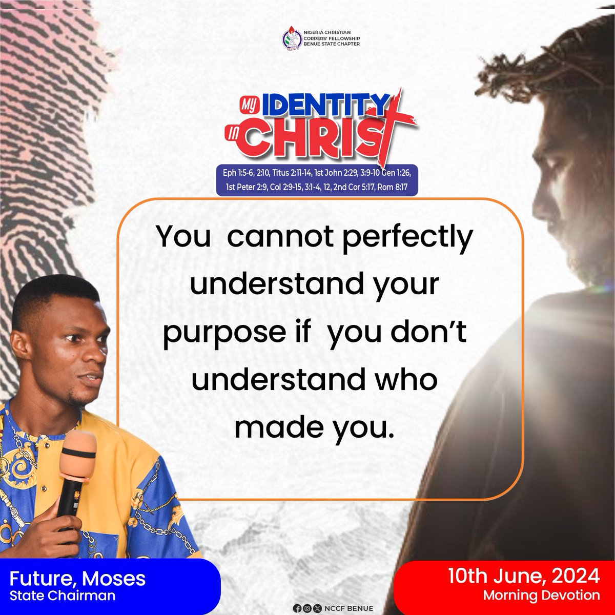 nccf_benue's tweet photo. Excerpts from morning devotion
Have a great week ahead ❤️
#nccf #nccfnational #nccfbenue #jesuscorper #benuecorper #devotion #myidentityinchrist https://t.co/6257a4tHW4