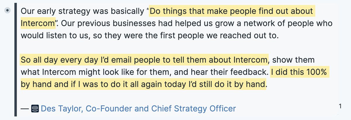 jiayuan_jy's tweet photo. This is how successful startups acquire their early customers in the beginning.

Example: @intercom https://t.co/vFgvzRJzb1