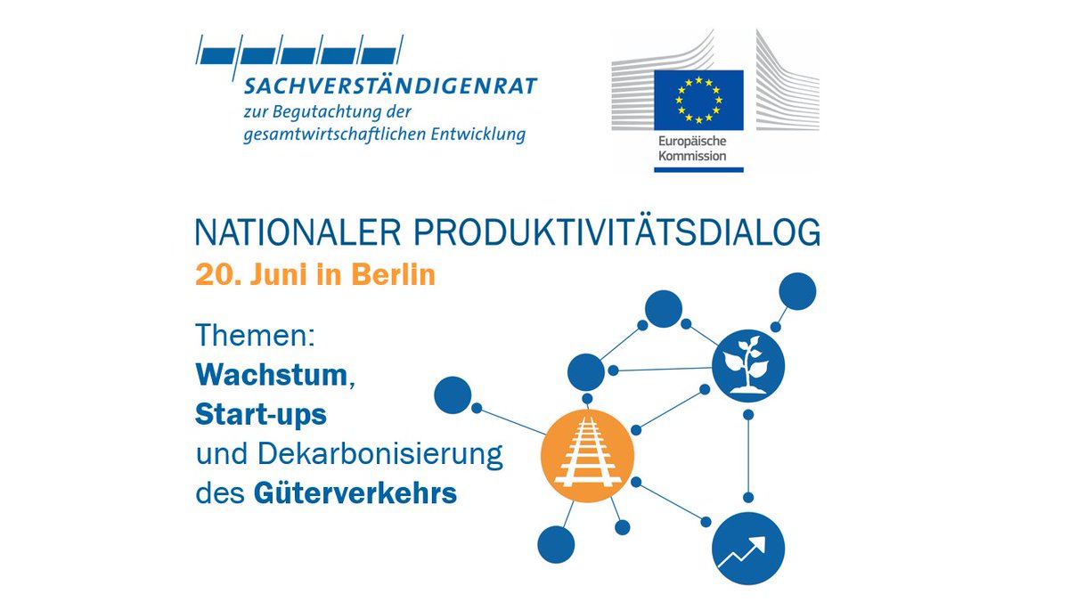 SVR_Wirtschaft's tweet photo. #Produktiviätsdialog 2024 von @SVR_Wirtschaft und @EUinDE: 📅20. Juni, 14 Uhr. 
Gäste: @ZoeFFab, @VanessaCann1, Dr. Frederik Zohm (@MANtruckandbus), Tim Scharwath (@DeutschePostDHL), Jörg Goschin (@kfw_capital), @TimurGuel, @DanielaKluckert 
👉Anmeldung  https://t.co/85f7lYyaCD https://t.co/q5r5hf0T1L