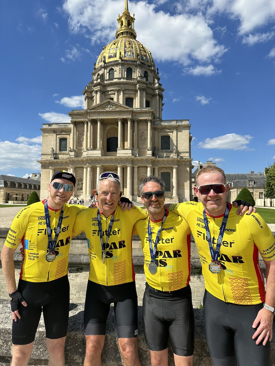 jimbothy's tweet photo. The 4th and last day of #london2paris. So proud to represent @CV_UHB and @CRGHaem raising money for @CureLeukaemia. Many special memories and new friends made. And lastly huge thanks to all who sponsored us 🙏. https://t.co/pTVAO63oaN