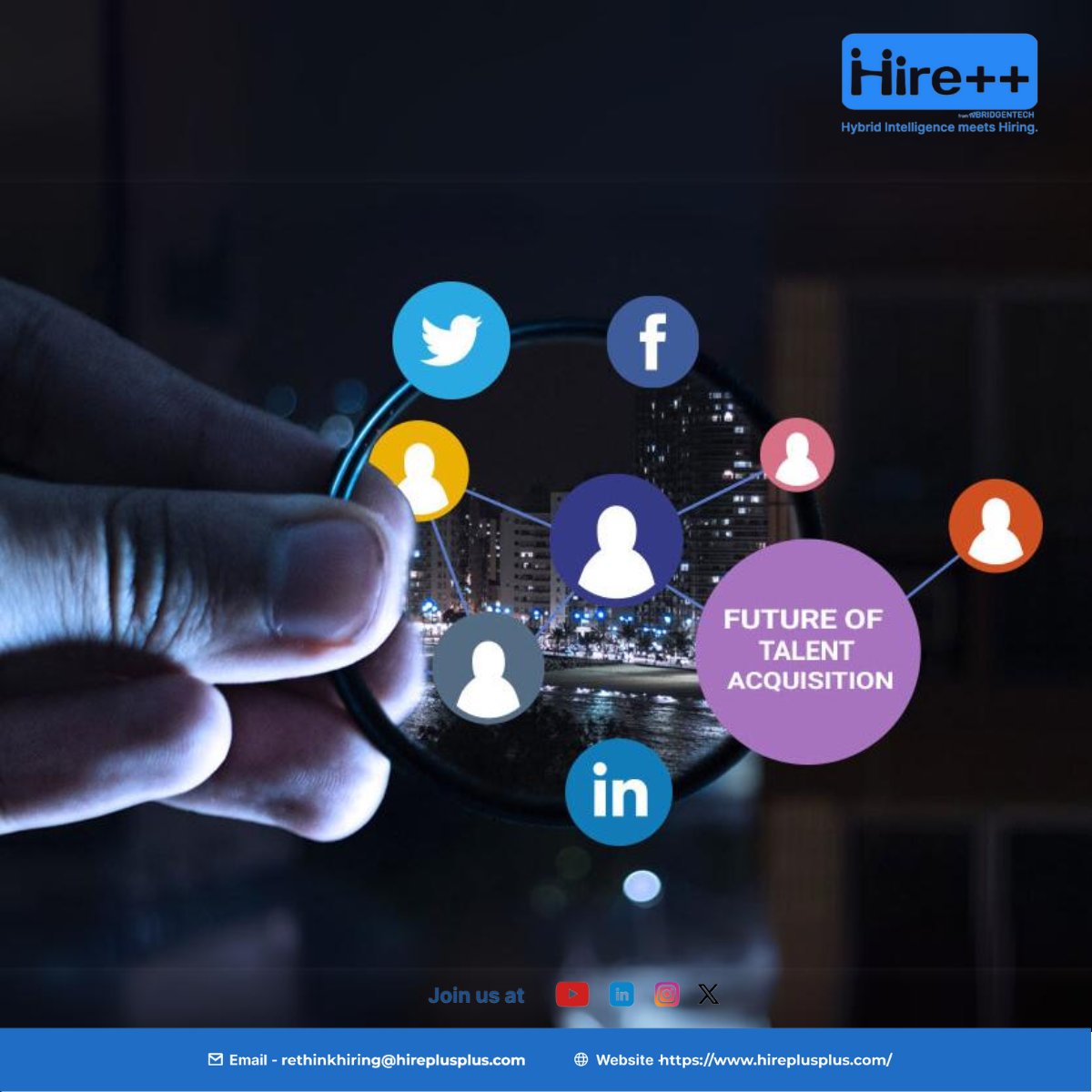 hireplusplus's tweet photo. The Future of Hiring is Here: HirePlusPlus
Hybrid Intelligence =  +   Hiring accuracy, efficiency, &amp; a better candidate experience. #HirePlusPlus

Learn more &amp; build a better hiring process: [https://t.co/oRq0VIvk5J]

#AIRecruitment #PersonalizedJourneys #FutureOfWork #HRTech https://t.co/o04xoSeylL