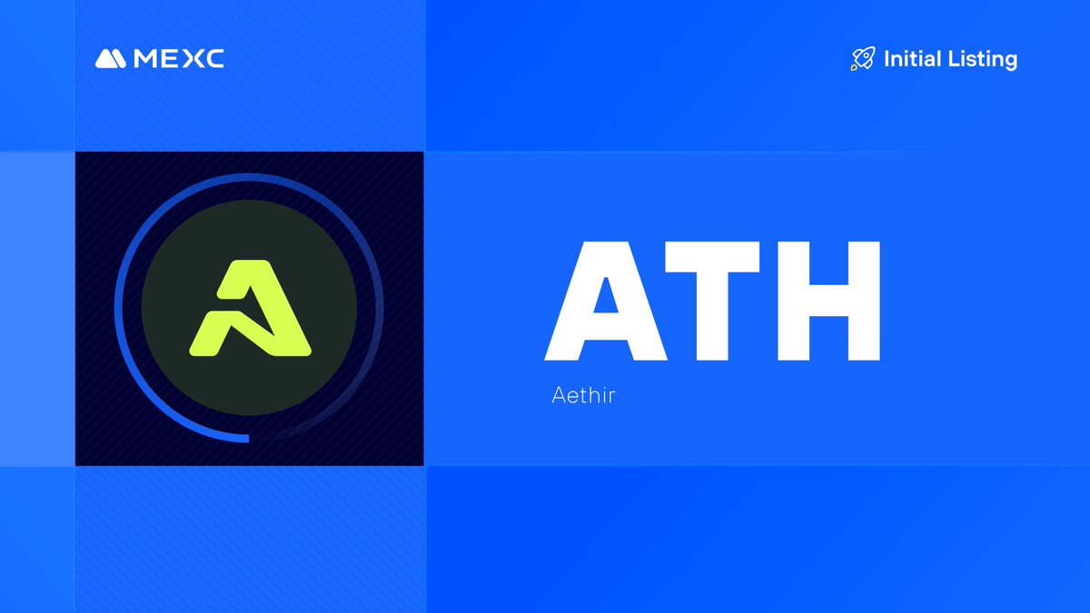 MEXC's tweet photo. 🚨#MEXC New Listing Alert!

📈 $ATH/USDT will be listed in the Assessment Zone at 2024-06-12 10:00 (UTC).

@AethirCloud is a cloud computing infrastructure platform that revolutionizes the ownership, distribution, and utilization paradigms of enterprise-grade graphical processing units (GPUs).

Details: https://t.co/xEHNFXfCFs