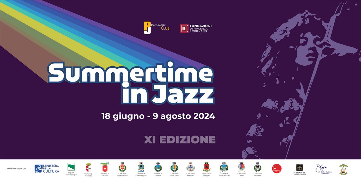 →<a href="/pcjazzclub/">Piacenza Jazz Club</a> #Piacenza [#EmiliaRomagna]
SUMMERTIME IN JAZZ 2024
June18 | August9
➣piacenzajazzclub.it/summertime-in-…
→instagram.com/piacenzajazzcl…
→facebook.com/piacenzajazzfe…
📞(+39) 0523 579034